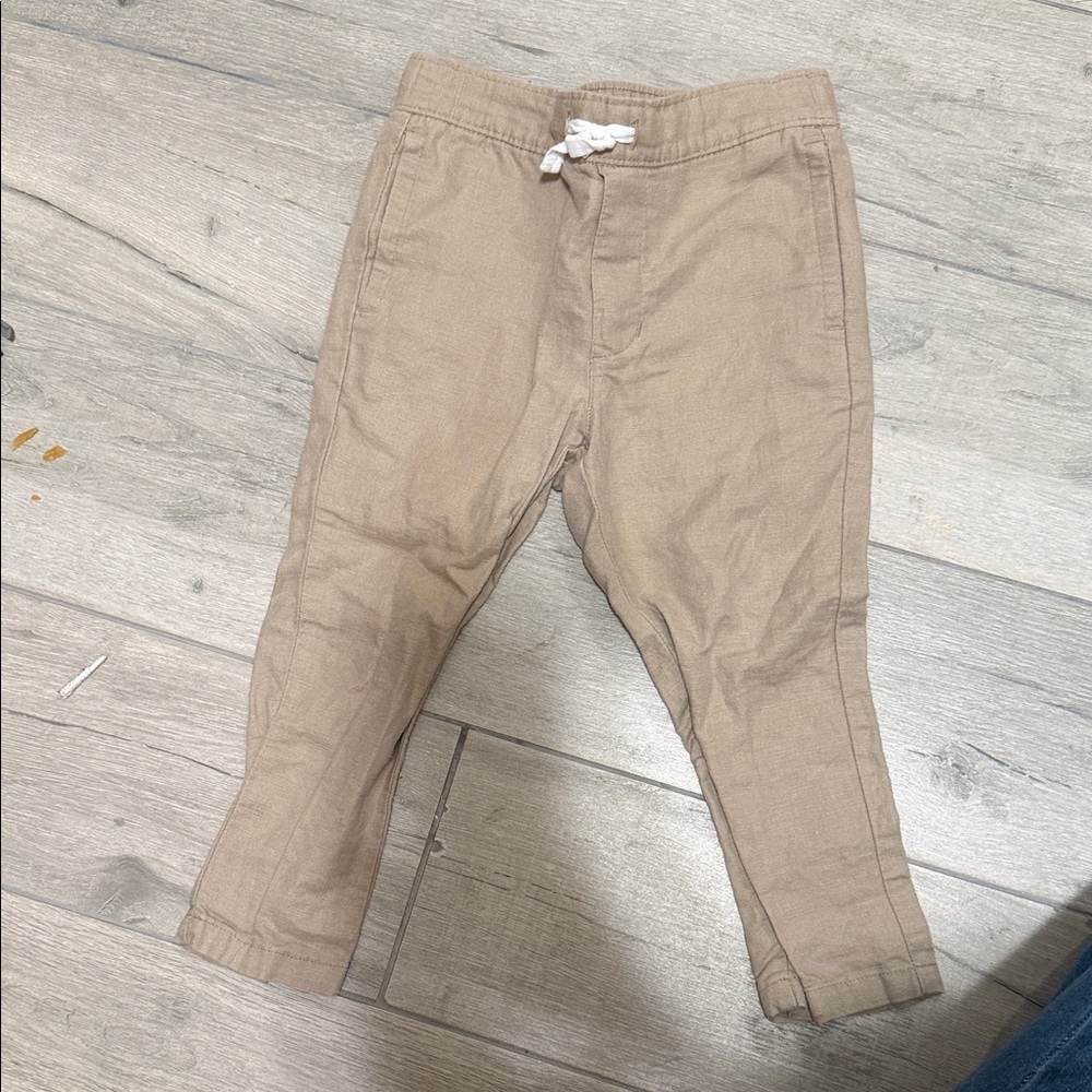 Janie and Jack Tan Casual Pants